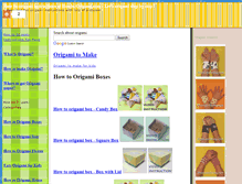 Tablet Screenshot of howto-origami.com